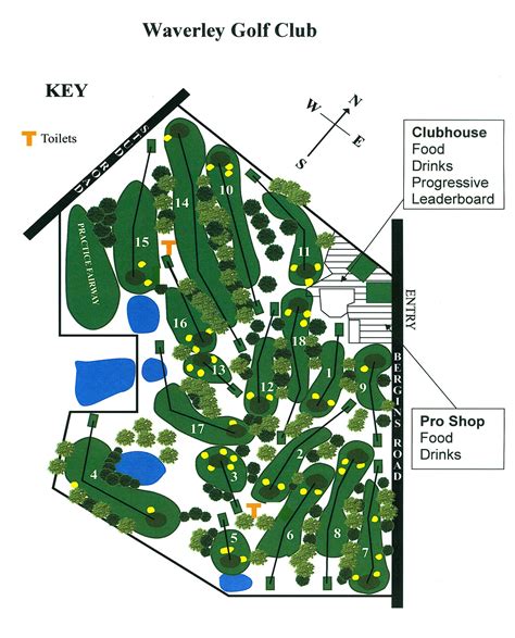 churchill waverley golf map